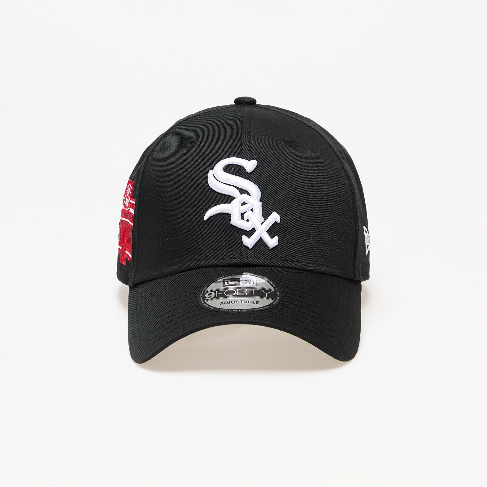 Kšiltovky New Era Chicago White Sox World Series World Series Patch 9FORTY Adjustable Cap Black