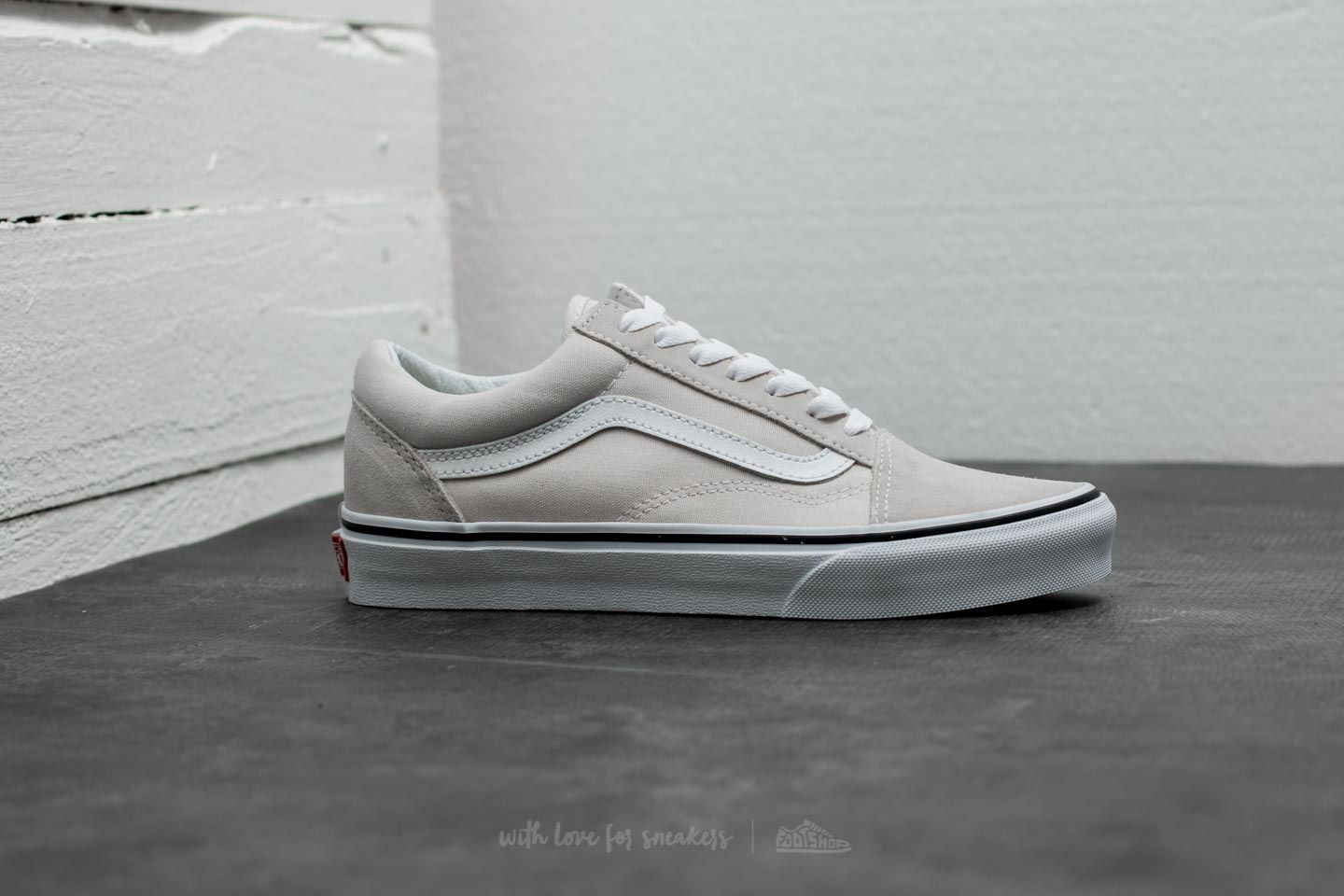 Vans old skool birch and true white sale
