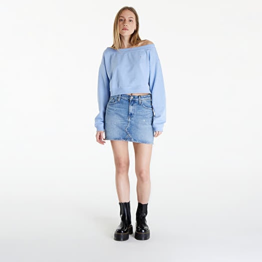 Tommy jeans cropped sweatshirt on sale