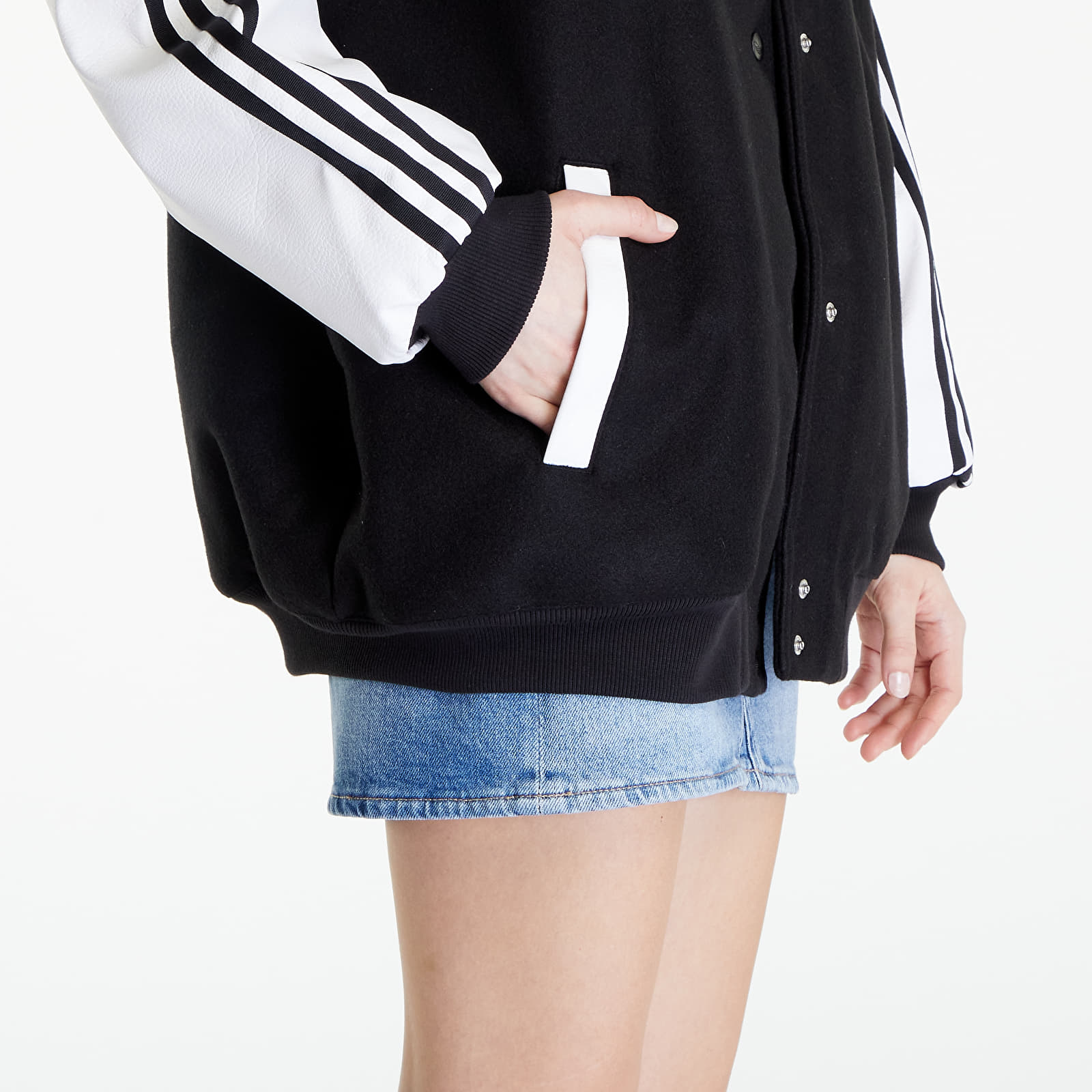 Bombery adidas Sst Oversized Vrct Jacket White/ Black