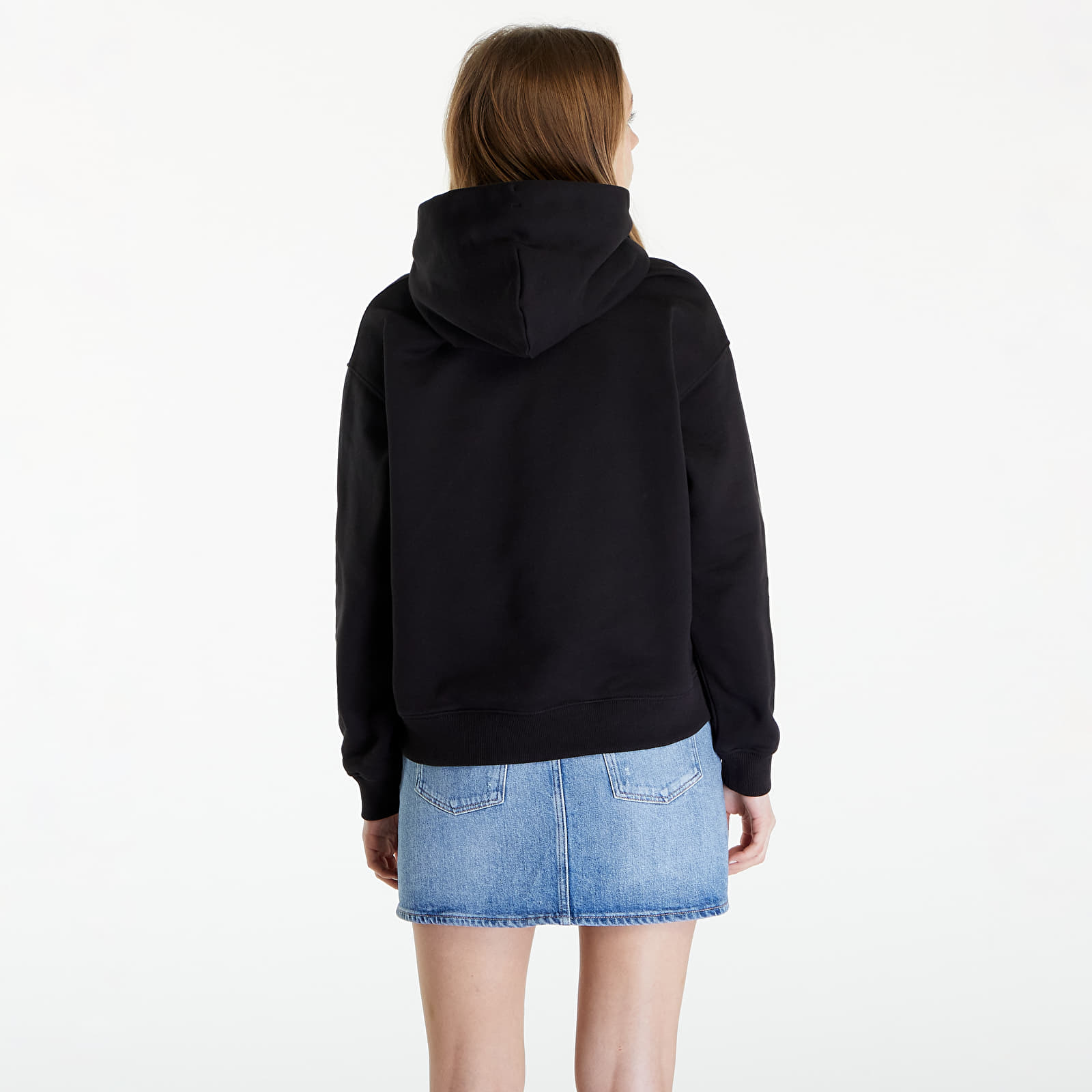 Bluzy Tommy Jeans Boxy Badge Hoodie Black