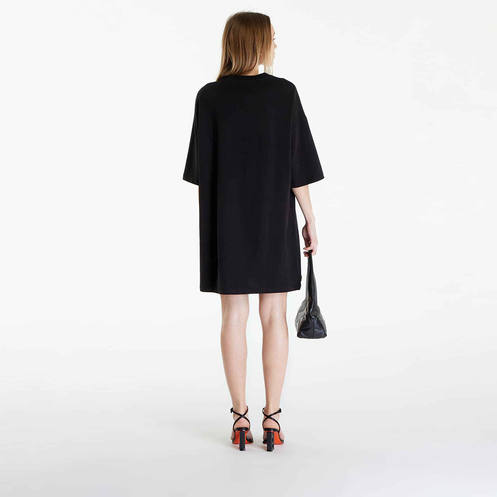 Abiti Tommy Jeans Badge Tee Dress Black