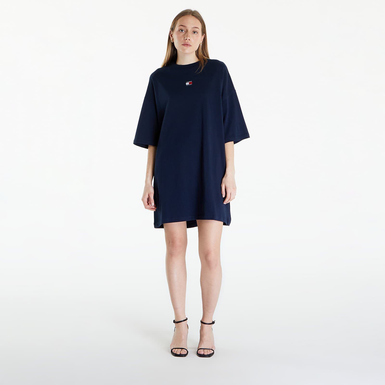 Рокли Tommy Jeans Badge Tee Dress Dark Night Navy