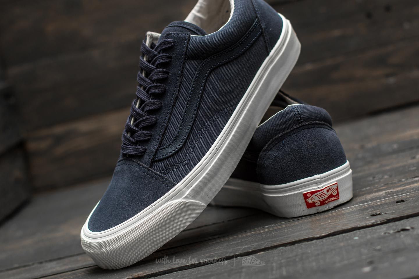 Men s shoes Vans OG Old Skool LX Suede Canvas Parisian Night