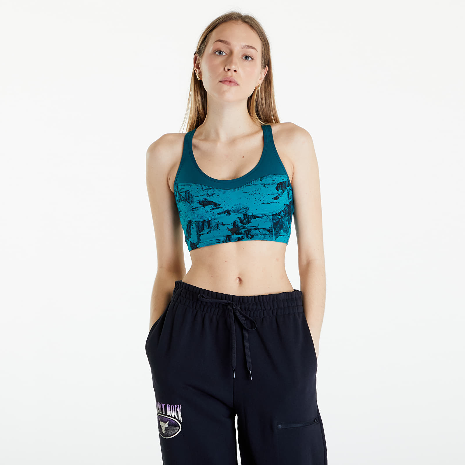 Under Armour - project rock infty bra green