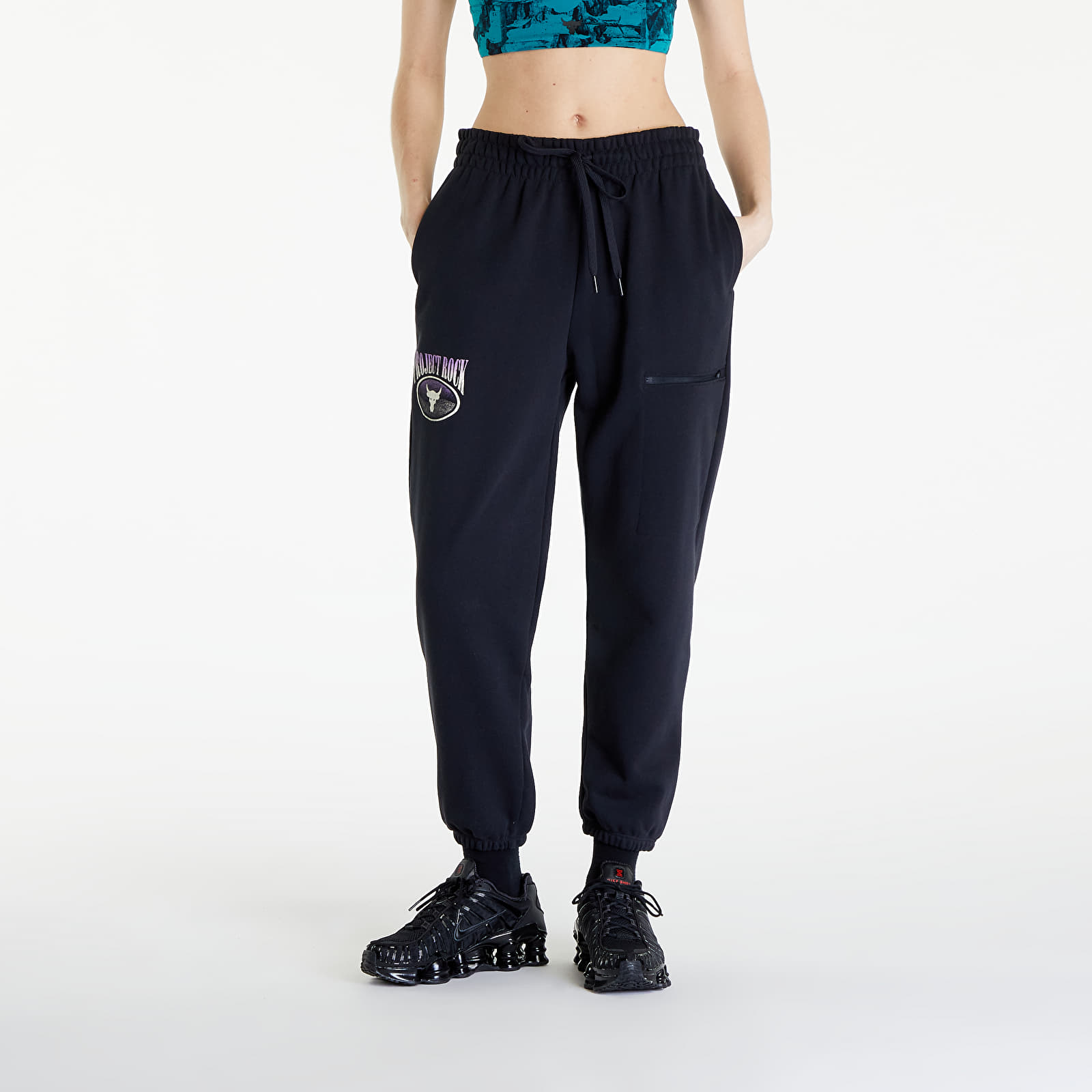 Spodnie dresowe Under Armour Project Rock Terry Pants Black