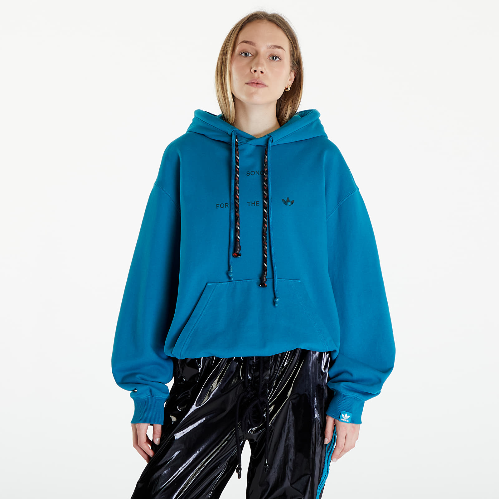 Bluzy adidas x Song For The Mute Winter Hoodie UNISEX Active Teal