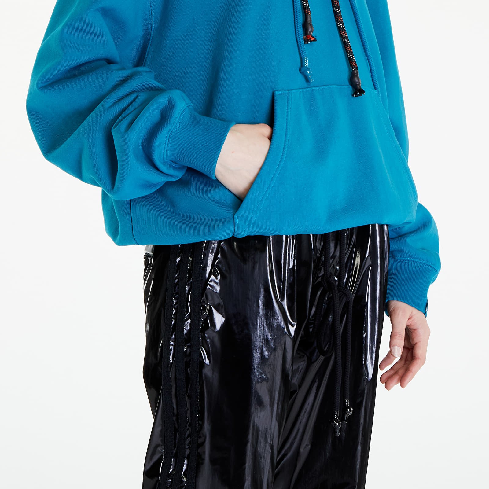 Bluzy adidas x Song For The Mute Winter Hoodie UNISEX Active Teal