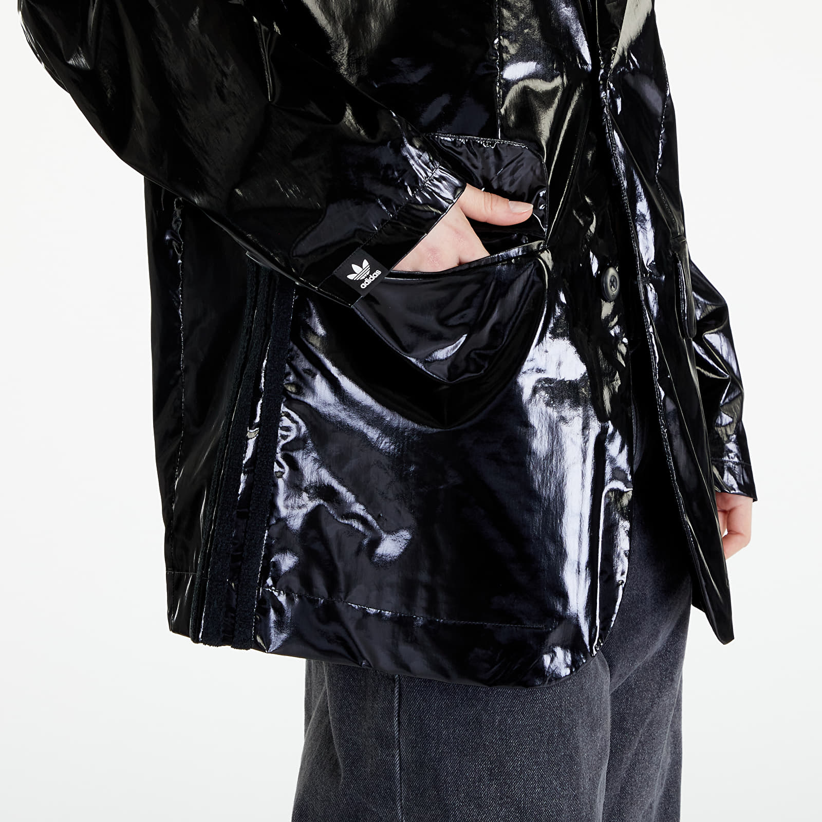 Bundy adidas x Song For The Mute Shiny UNISEX Blazer Black/ Active Teal