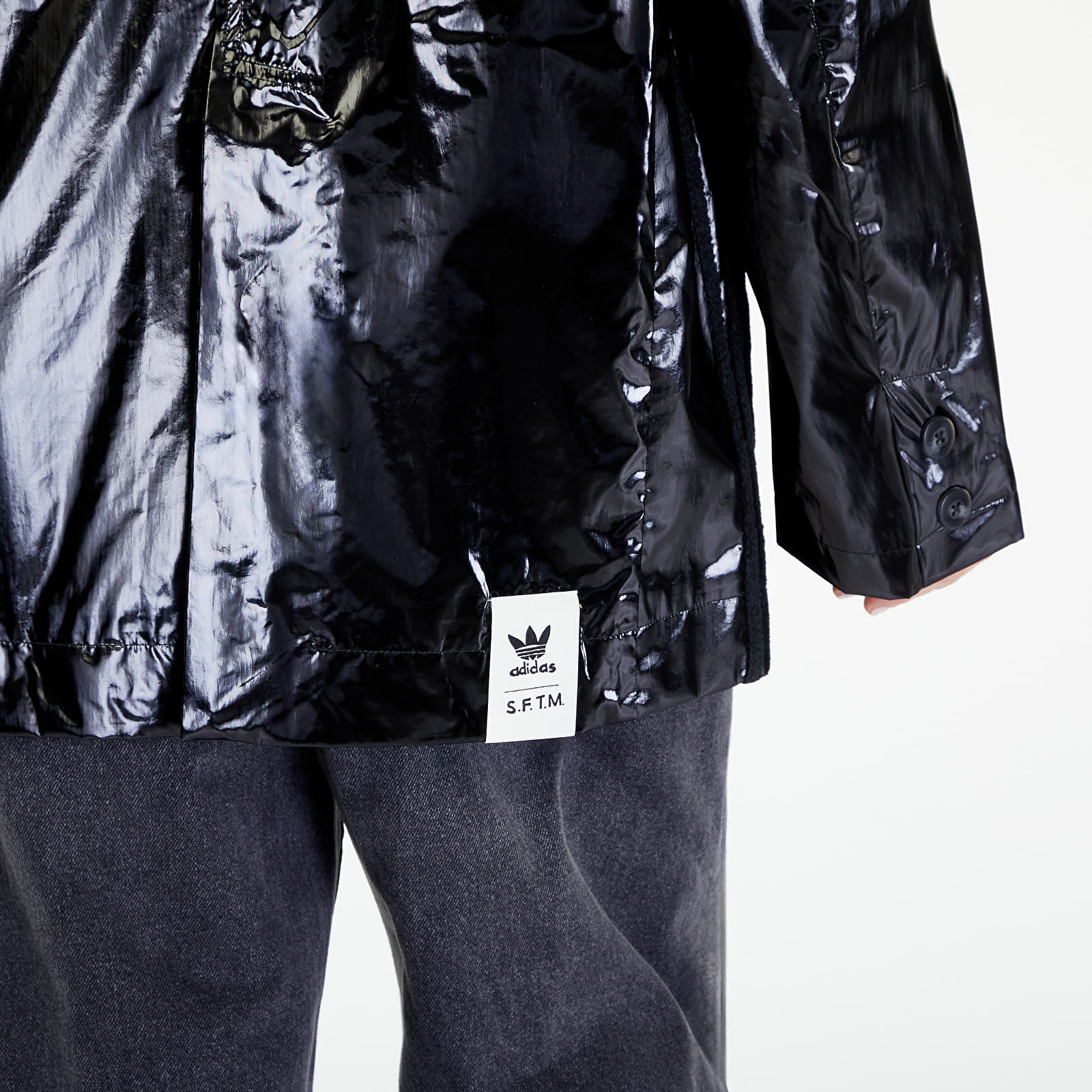 Bundy adidas x Song For The Mute Shiny UNISEX Blazer Black/ Active Teal