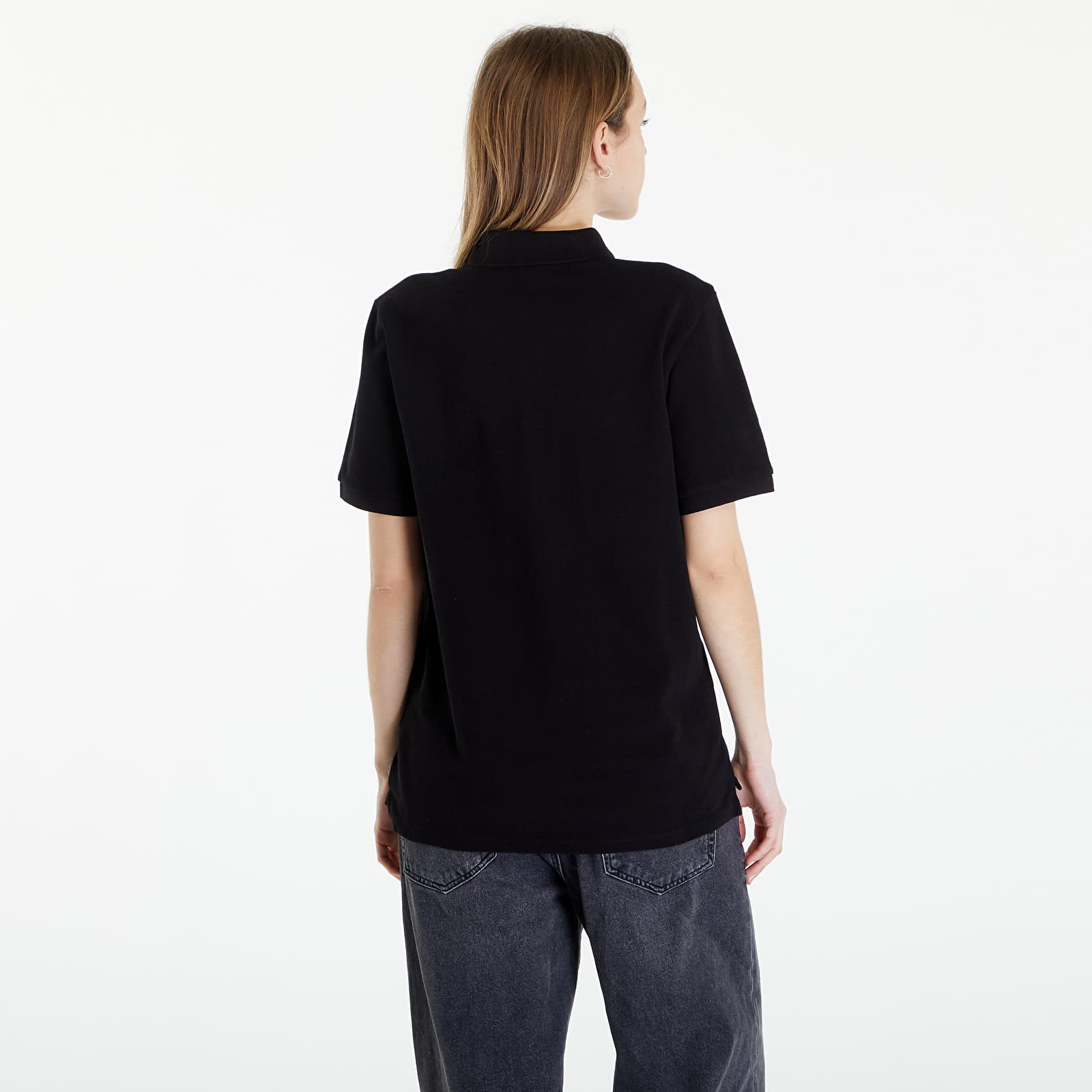 Tricouri  Carhartt WIP Short Sleeve Chase Pique Polo T-Shirt UNISEX Black/ Gold