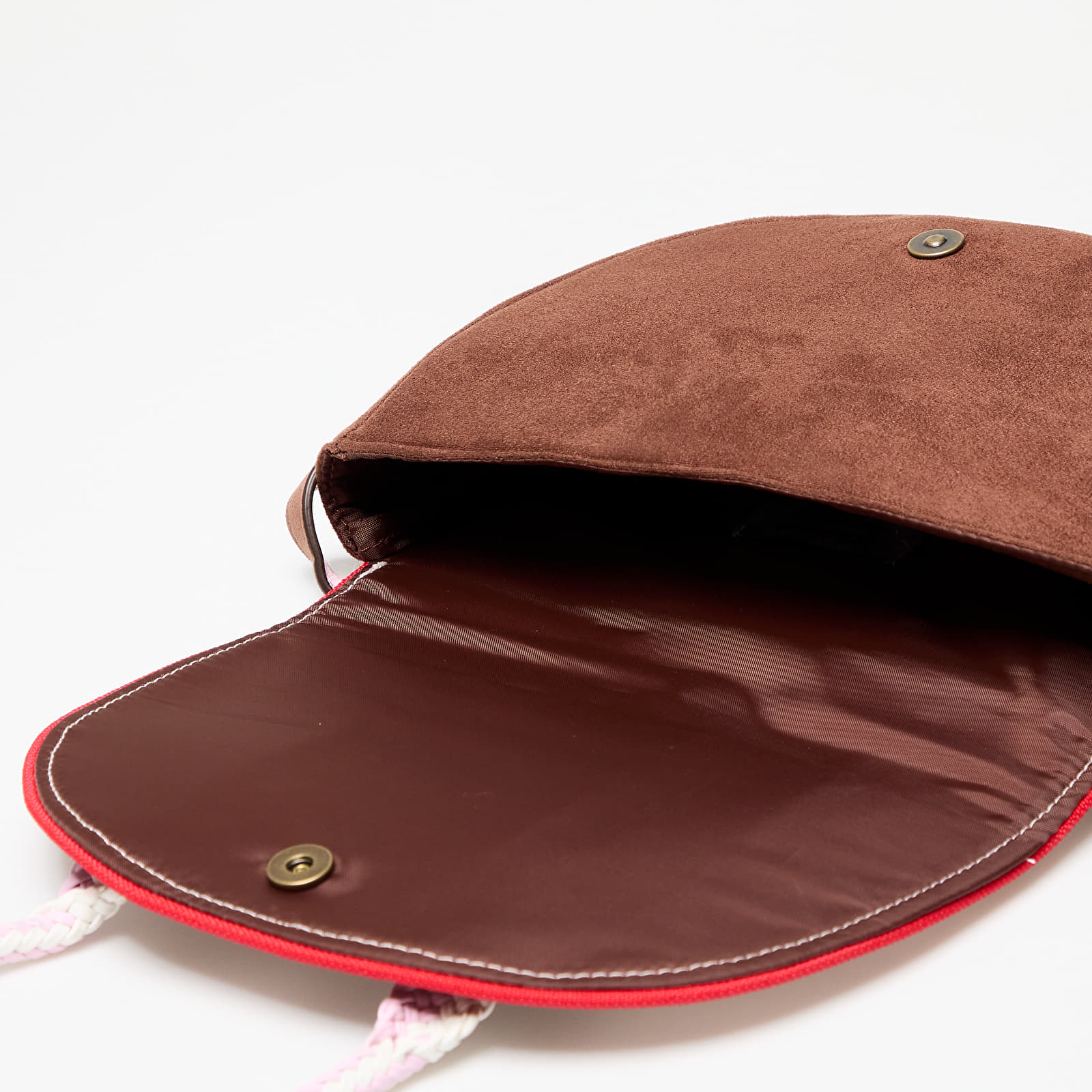 Handtaschen adidas Trefoil Monogram Jacquard Suede Satchel Bag 