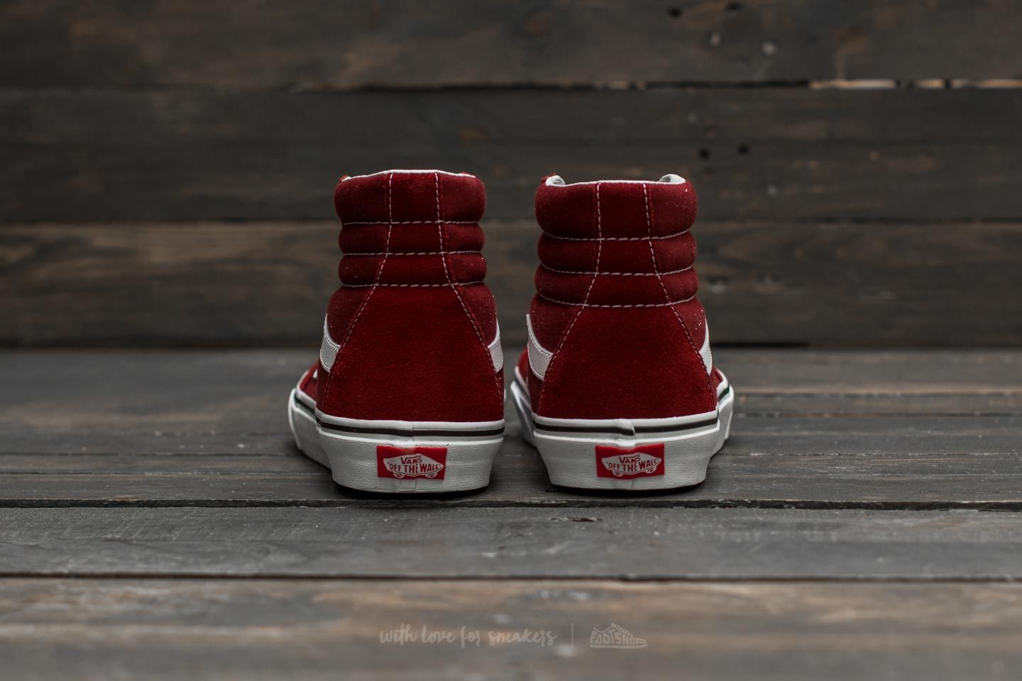 Vans sk8 hi madder brown on sale