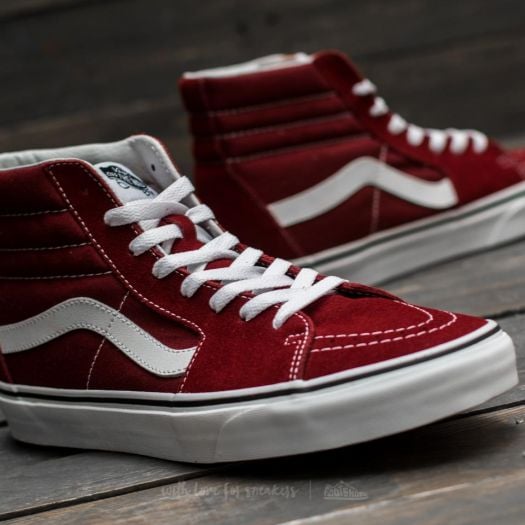 Scarpe uomo Vans Sk8 Hi Madder Brown True White Footshop
