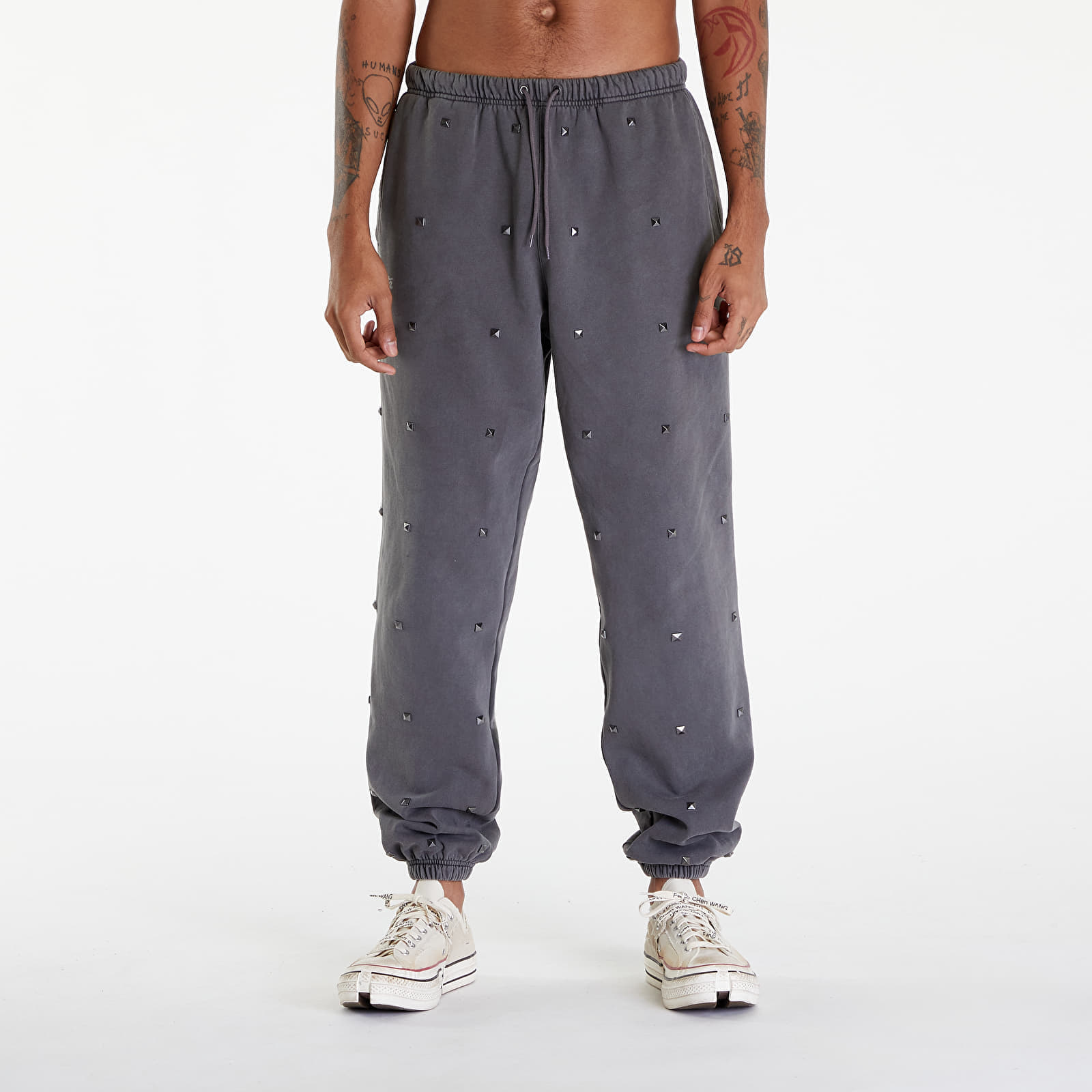 Анцузи Patta Studded Washed Jogging Pants Volcanic Glass