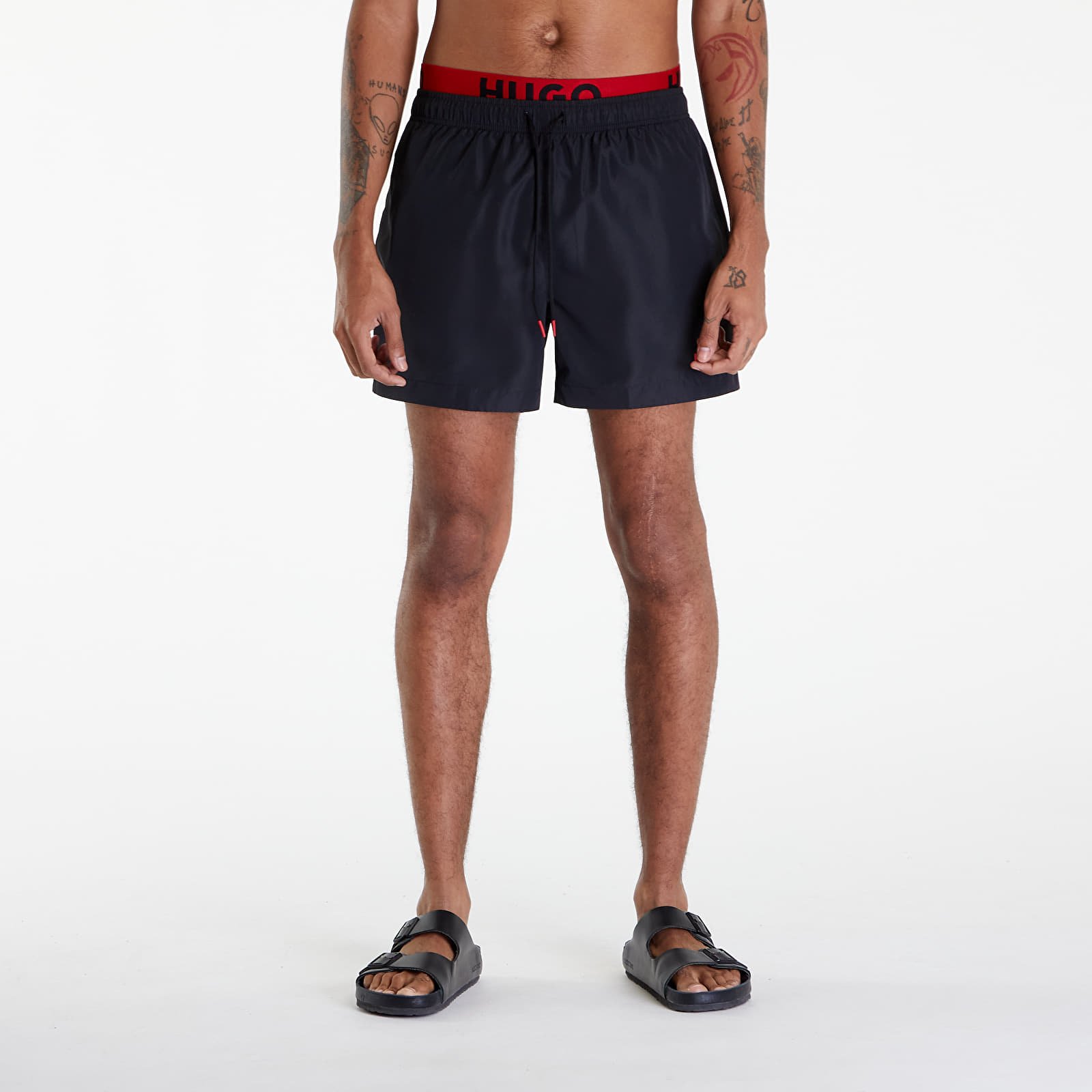 Shorts Hugo Boss Flex Shorts Black/ Red