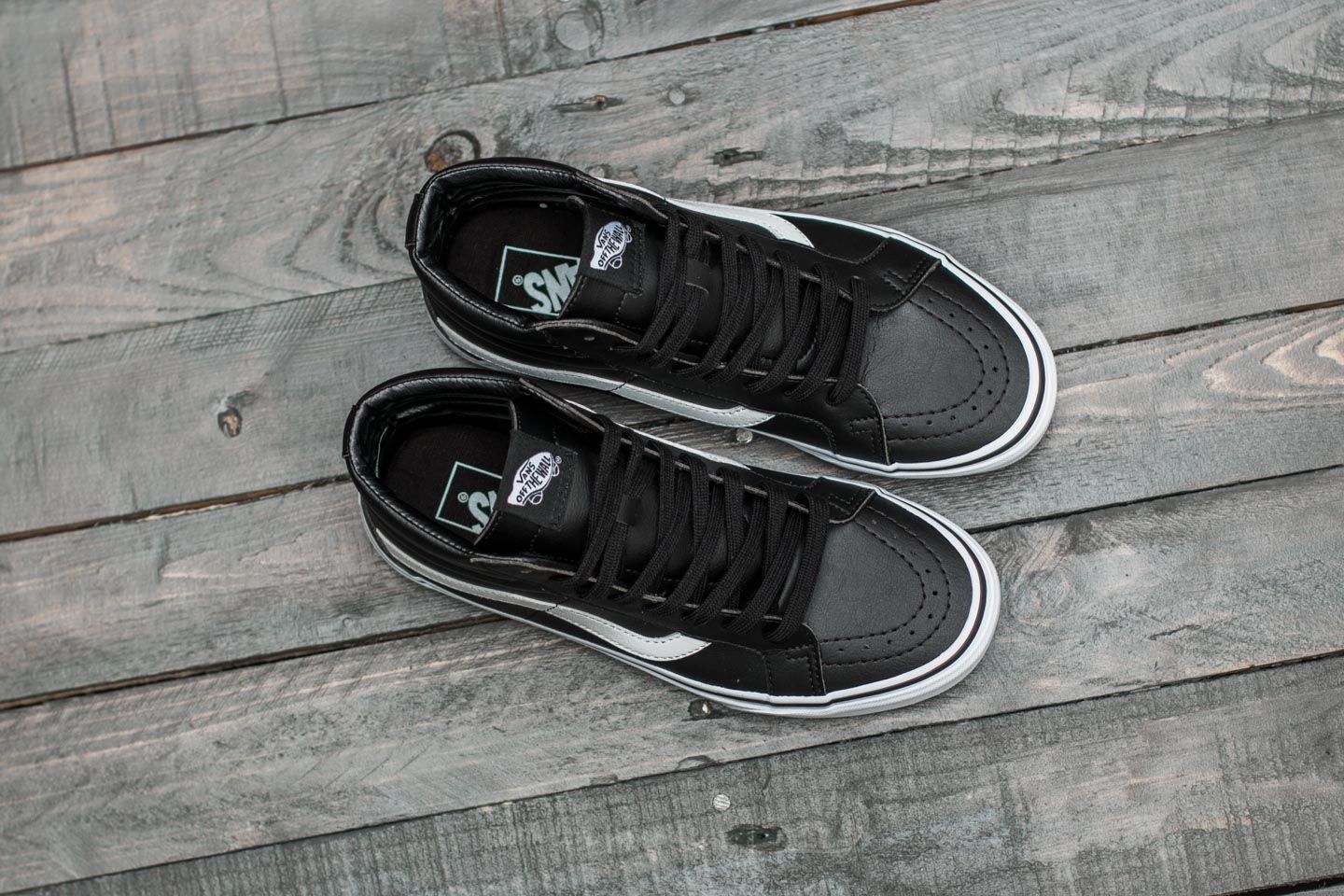 Damen Sneaker und Schuhe Vans Sk8-Hi Reissue (Classic Tumble) Black/ True White