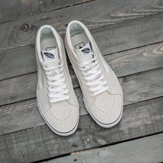 Vans sk8 hi birch on sale true white