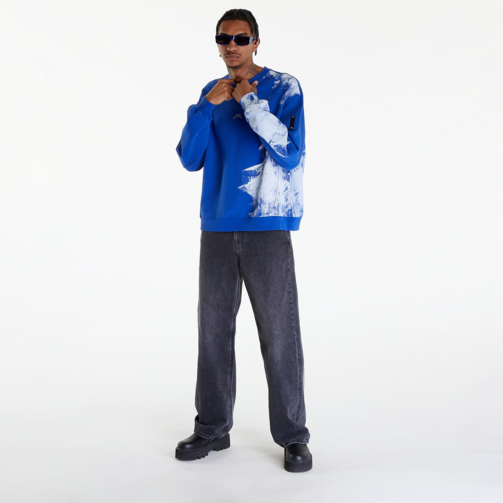 Hoodies and sweatshirts  A-COLD-WALL* Brushstroke Crewneck Sweatshirt Volt Blue