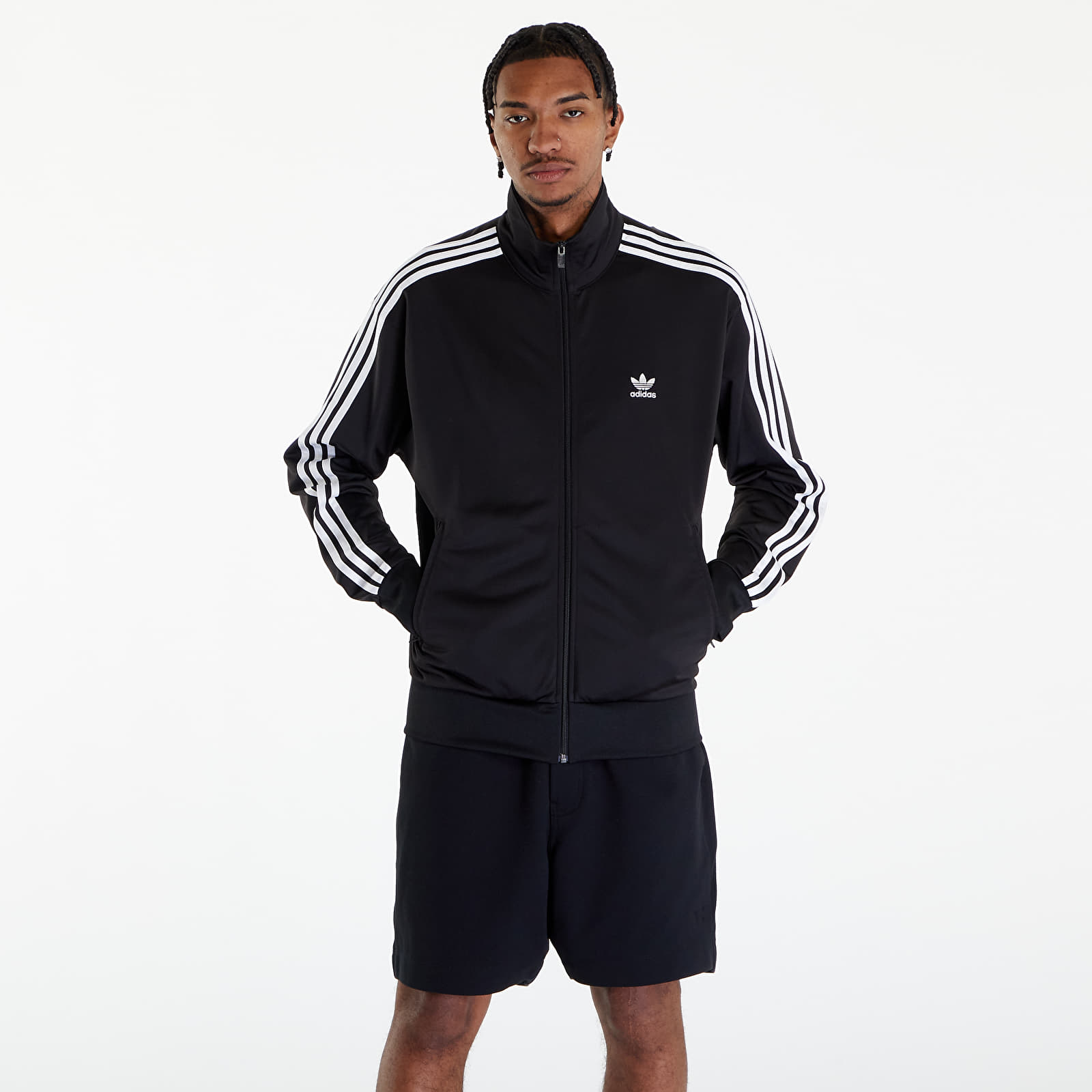 Sweatjacken und Sweatshirts adidas Adicolor Classics Firebird Track Top Black/ White