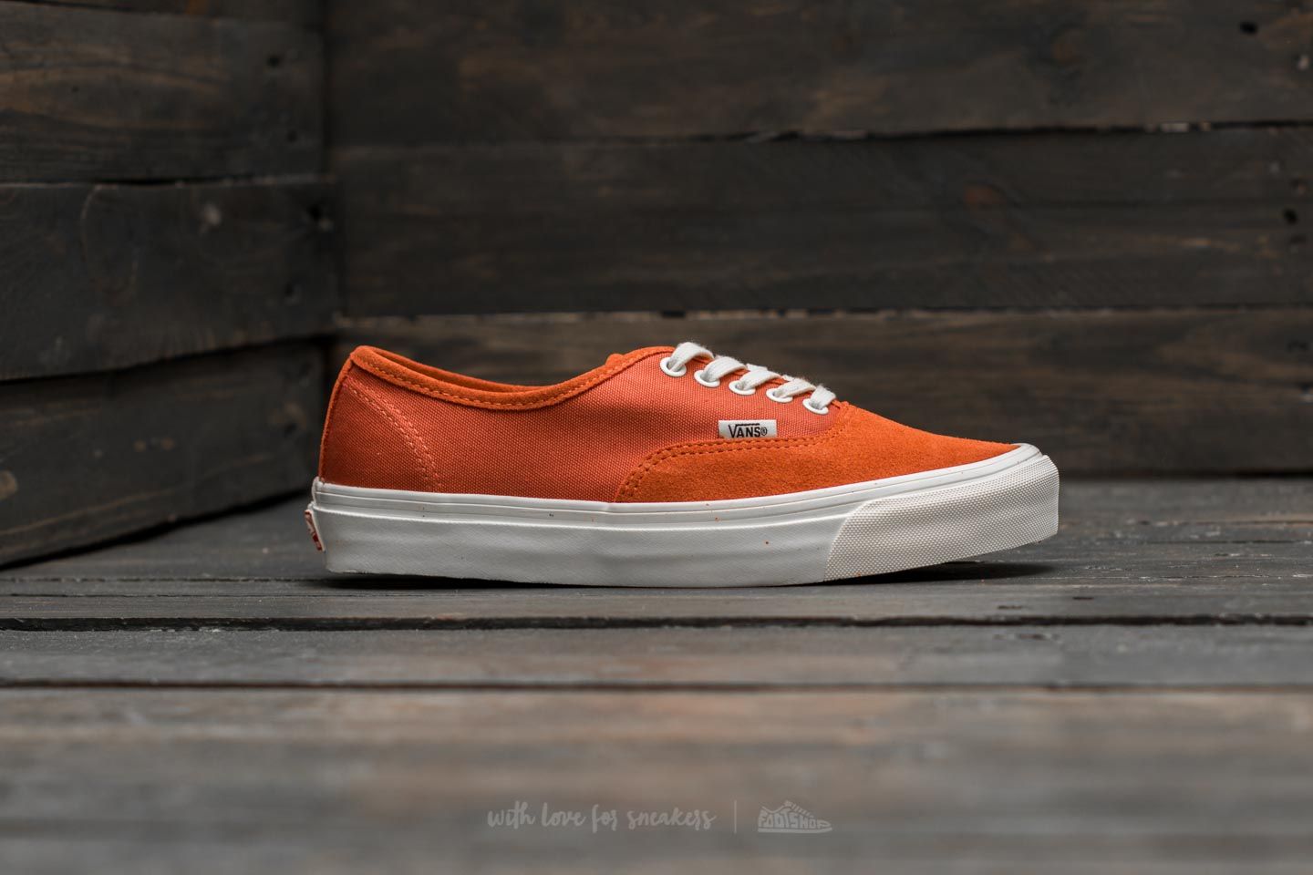 Men s shoes Vans OG Authentic LX Suede Canvas Autumn Glaze