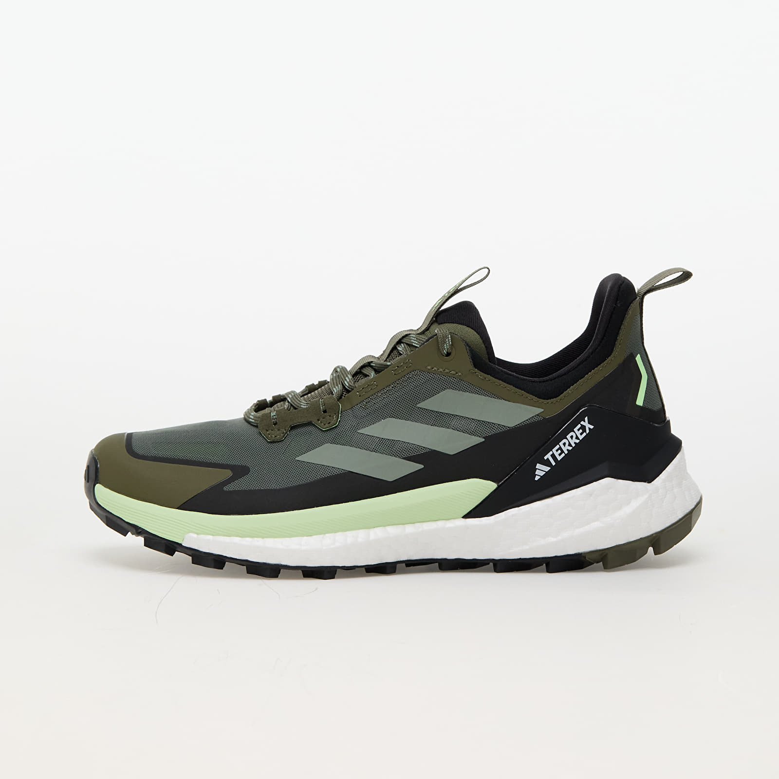 Încălțăminte și sneakerși pentru bărbați adidas Terrex Free Hiker 2 Low Olive Strata/ Silver Green/ Core Black