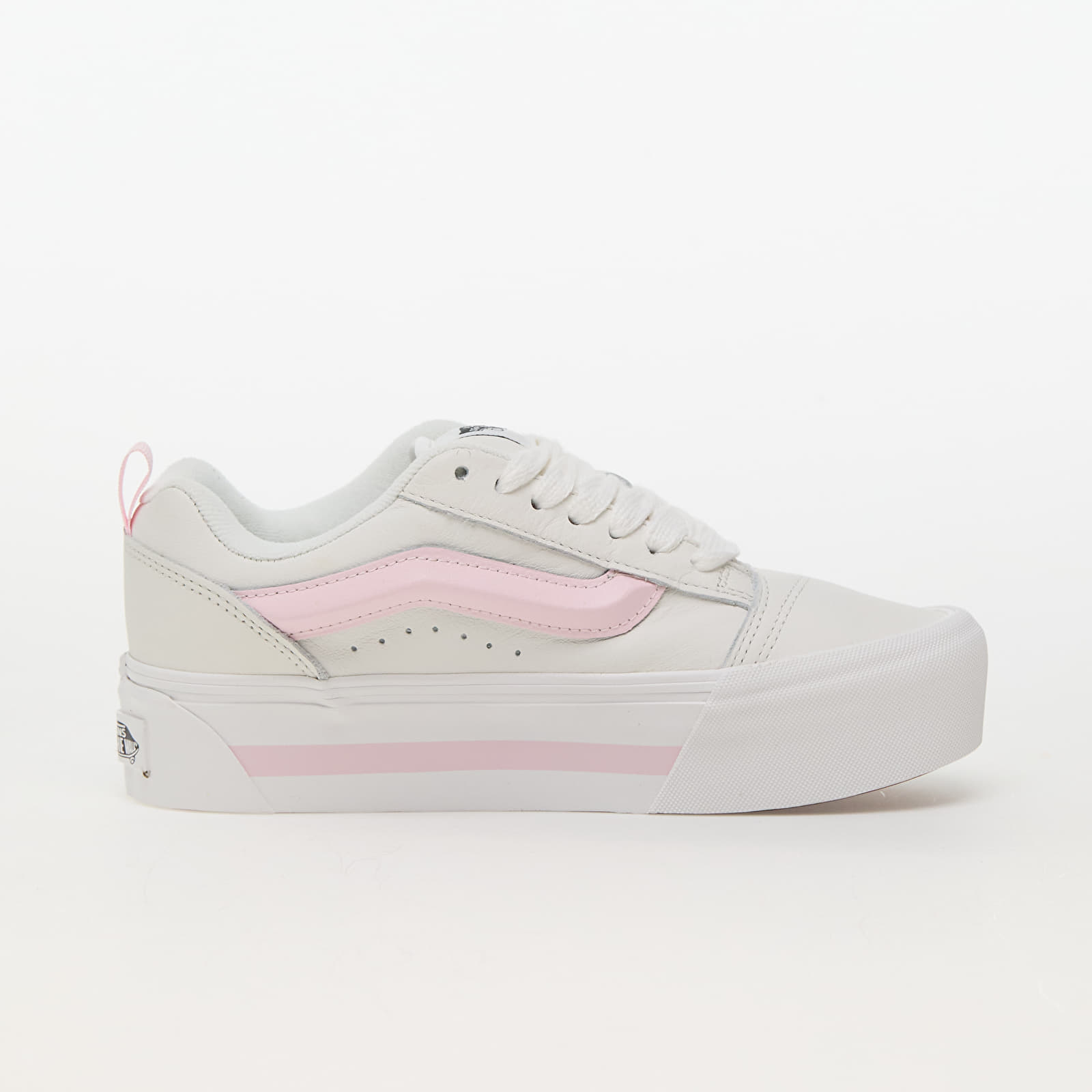 Pink and white platform vans hotsell