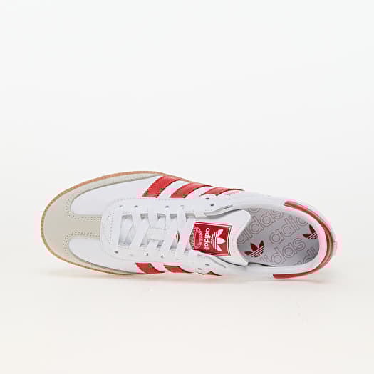 Adidas samba og white red sale