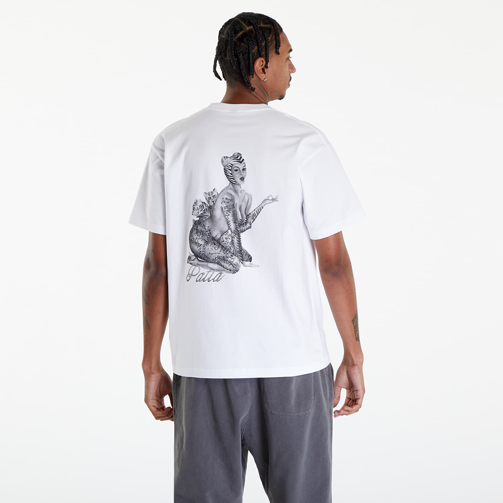Magliette Patta Tiger Lady T-Shirt UNISEX White