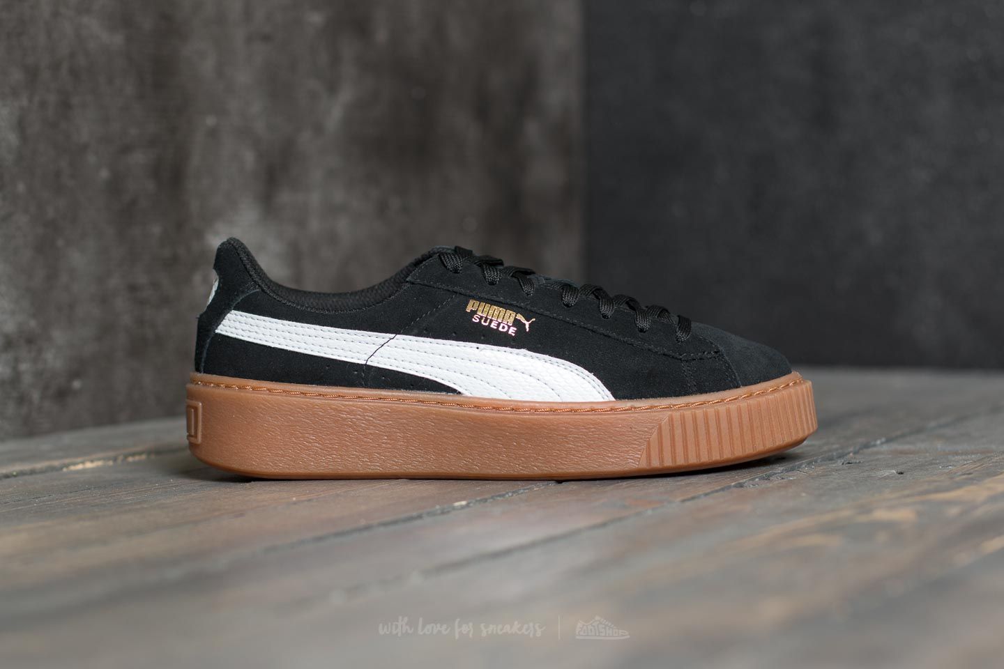 Kids' sneakers and shoes Puma Suede Platform SNK Junior Puma Black/ Puma White