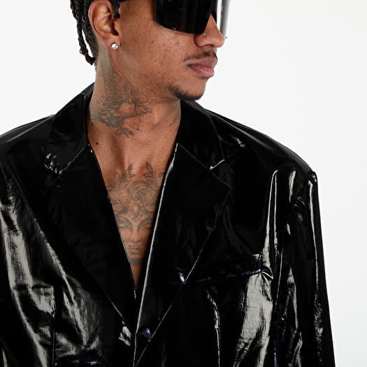 Song For The Mute - Mirror Oversized Blazer Black – WDLT117
