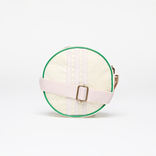 White shop round bag