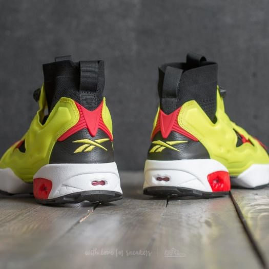 Men s shoes Reebok Instapump Fury OG ULTK Black Hyper Green Rbk Red Footshop