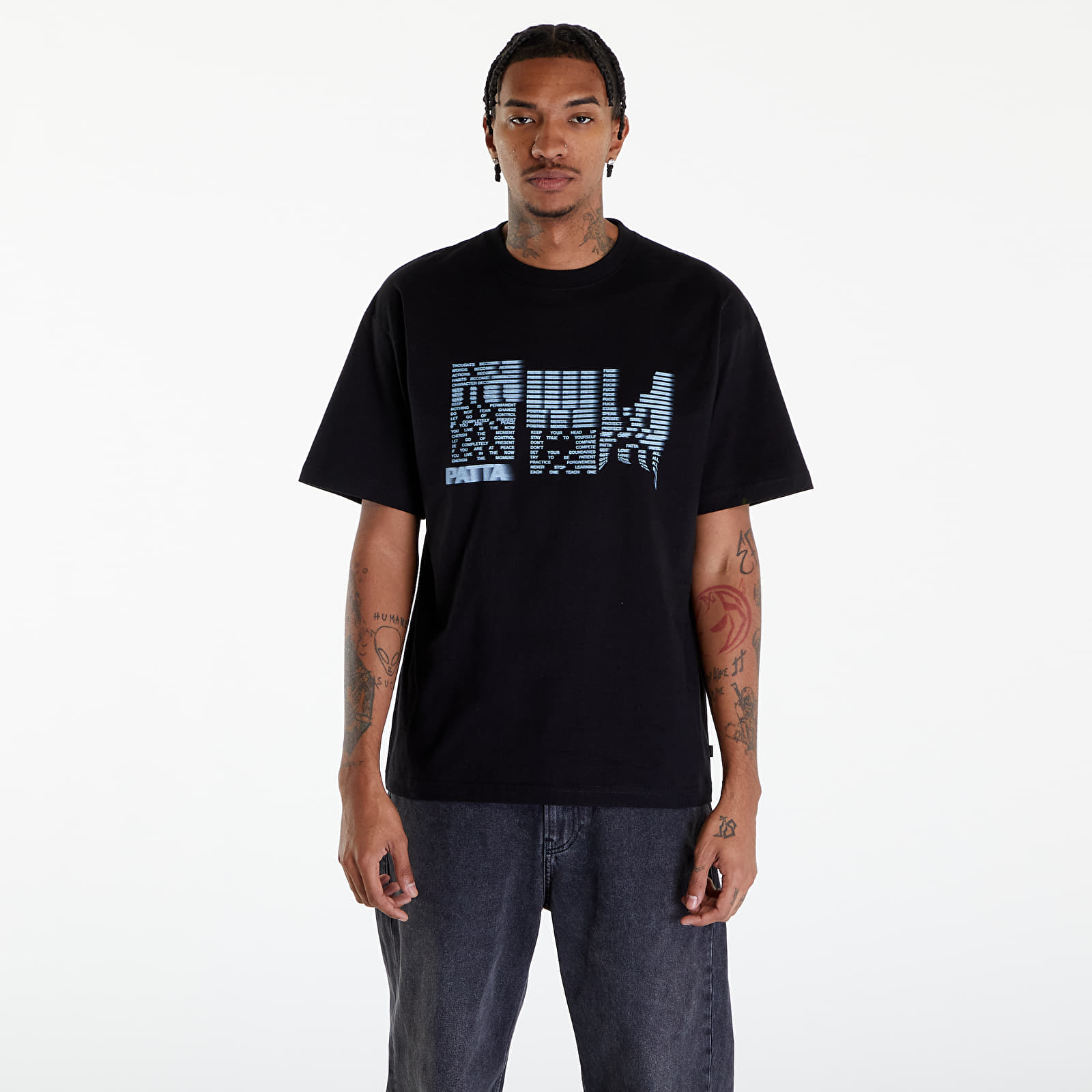 T-shirts Patta Glitch T-Shirt UNISEX Black