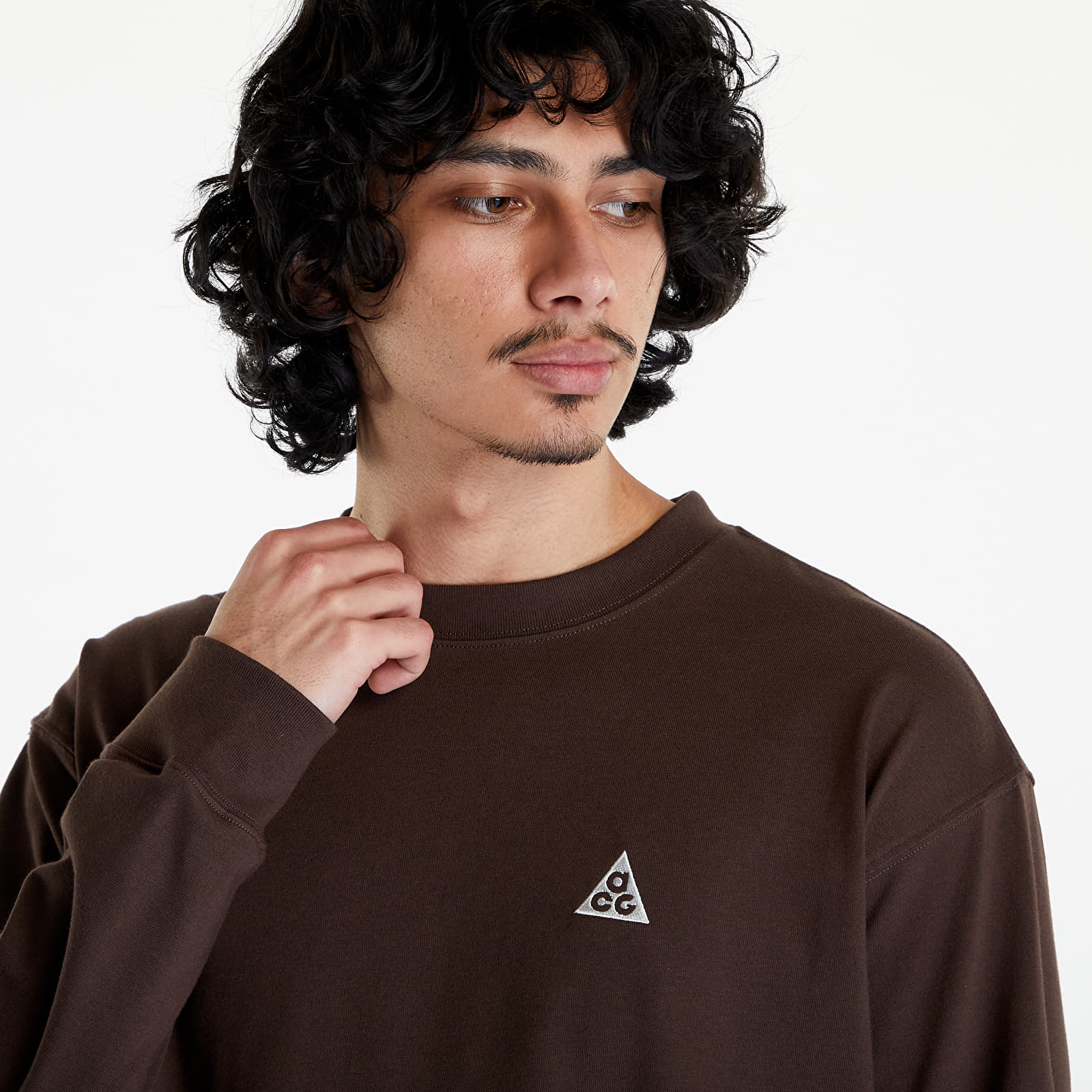 Trička Nike ACG Dri-FIT Long Sleeve T-Shirt Baroque Brown