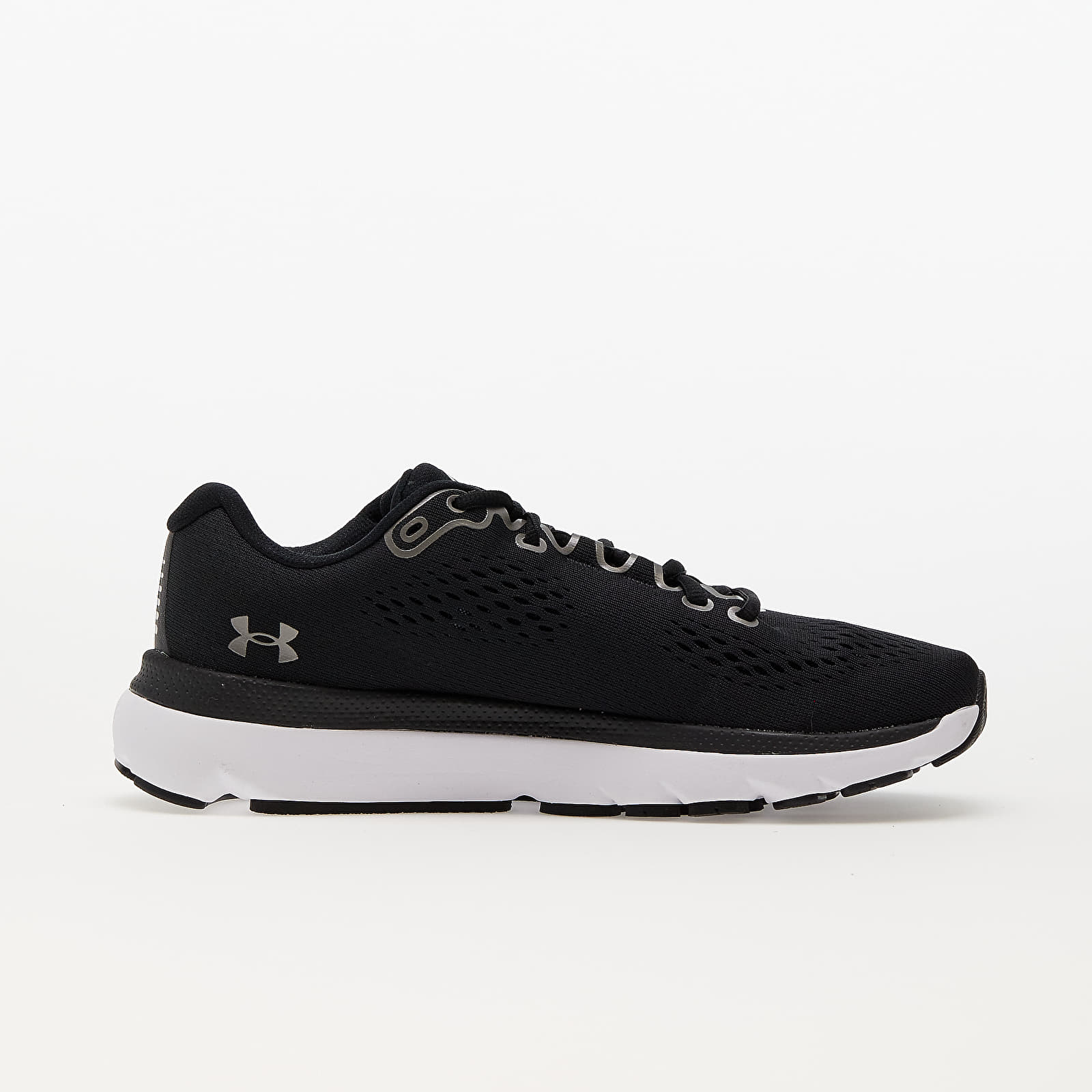 Männer Under Armour HOVR Infinite 4 Black/ White/ Metallic Gun Metal