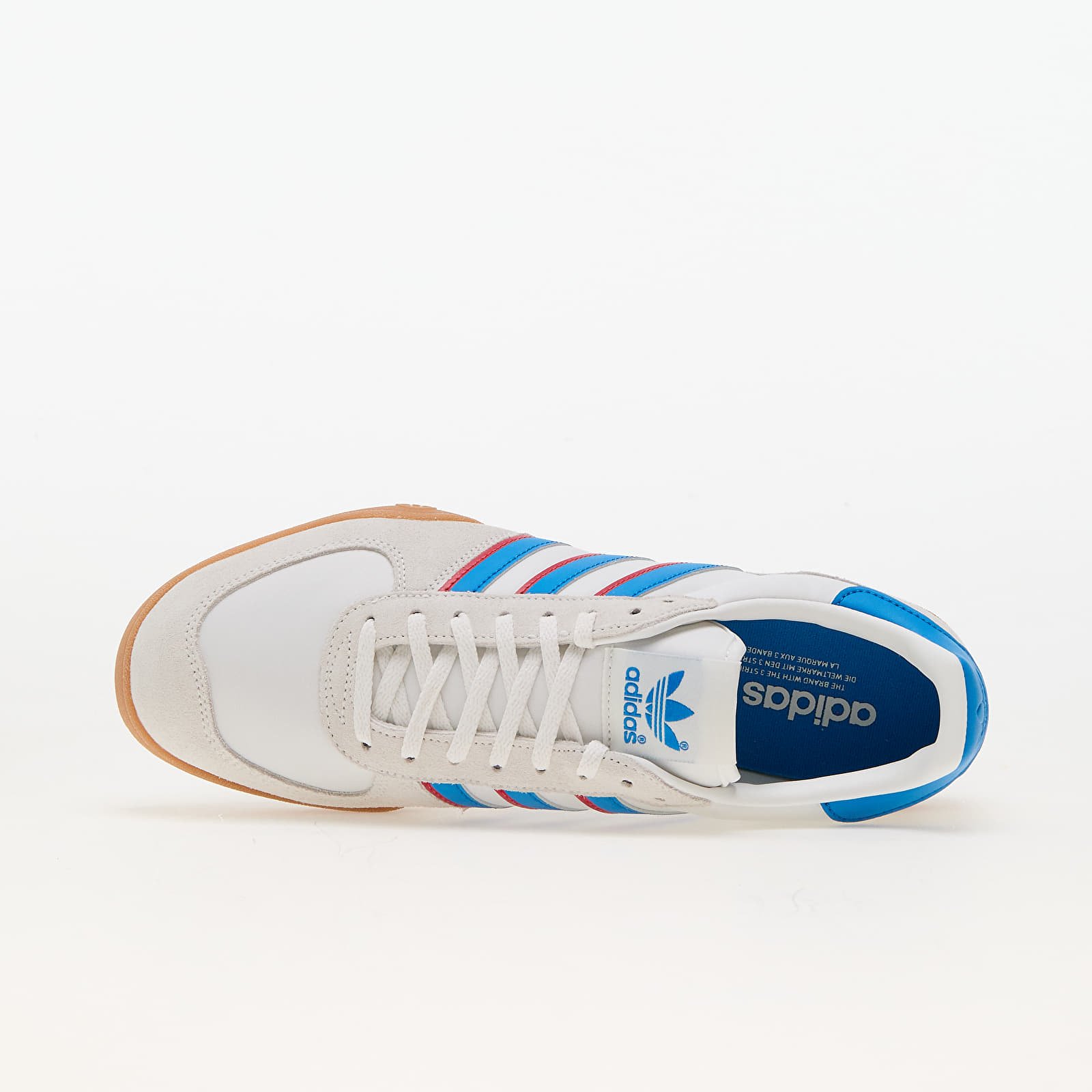 Zapatillas Hombre adidas Squash Indoor Core White/ Brave Blue/ Gum2