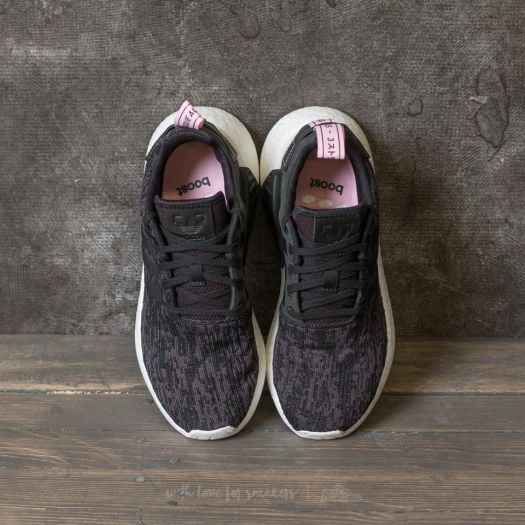 Adidas nmd r2 black and pink best sale