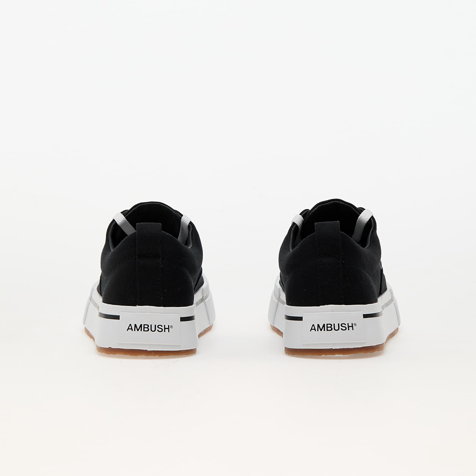 Pánské tenisky a boty Ambush Vulcanized Lace Up Canvas Black White