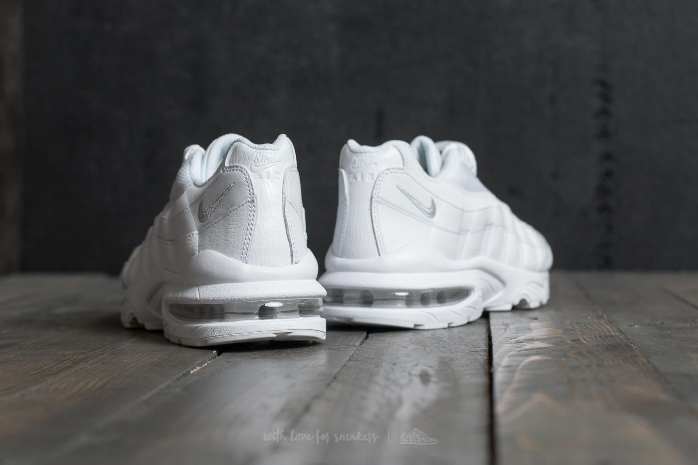 Nike air max outlet 95 gs all white