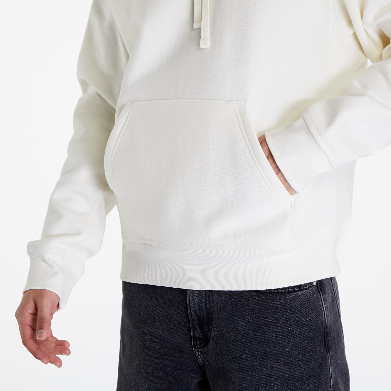 Mikiny Carhartt WIP Hooded American Script Sweat UNISEX Wax
