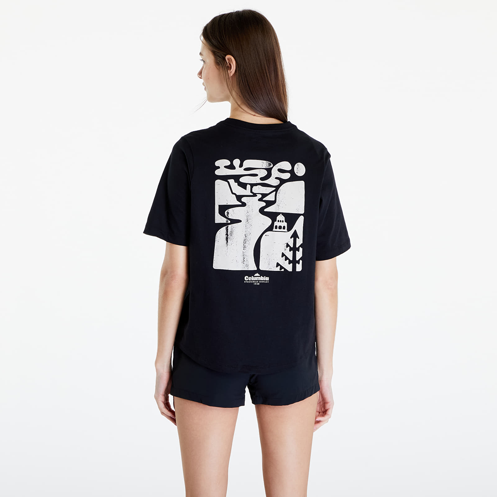 T-shirts Columbia North Cascades™ Graphic T-Shirt Black/ Simple Gorge