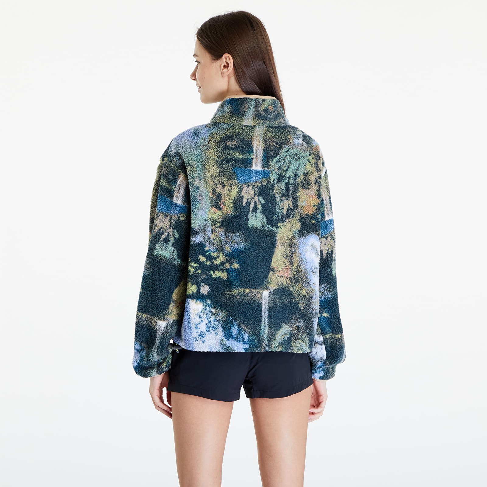 Sudaderas Columbia Helvetia™ Half Snap Sweatshirt Napa Green Chasing Falls Print