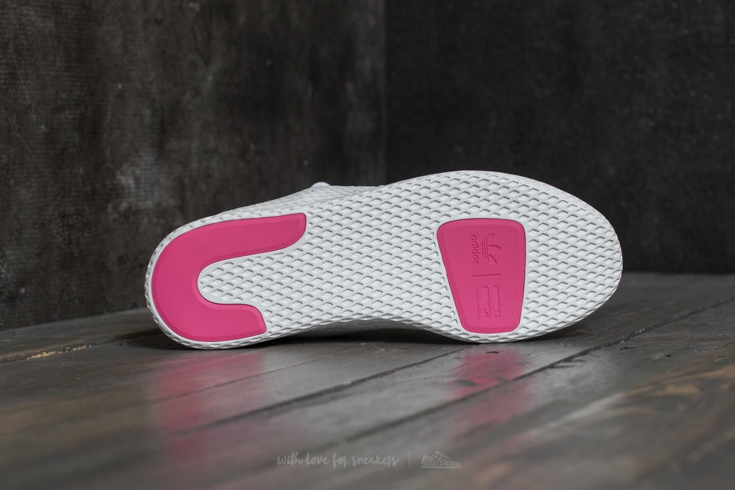Men's shoes adidas Pharrell Williams PW Tennis HU Ftw White/ Ftw White/ Semi Solar Pink