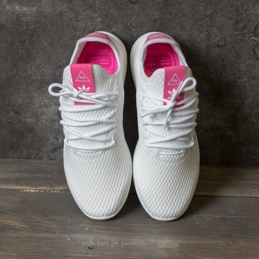 Men s shoes adidas Pharrell Williams PW Tennis HU Ftw White Ftw White Semi Solar Pink Footshop