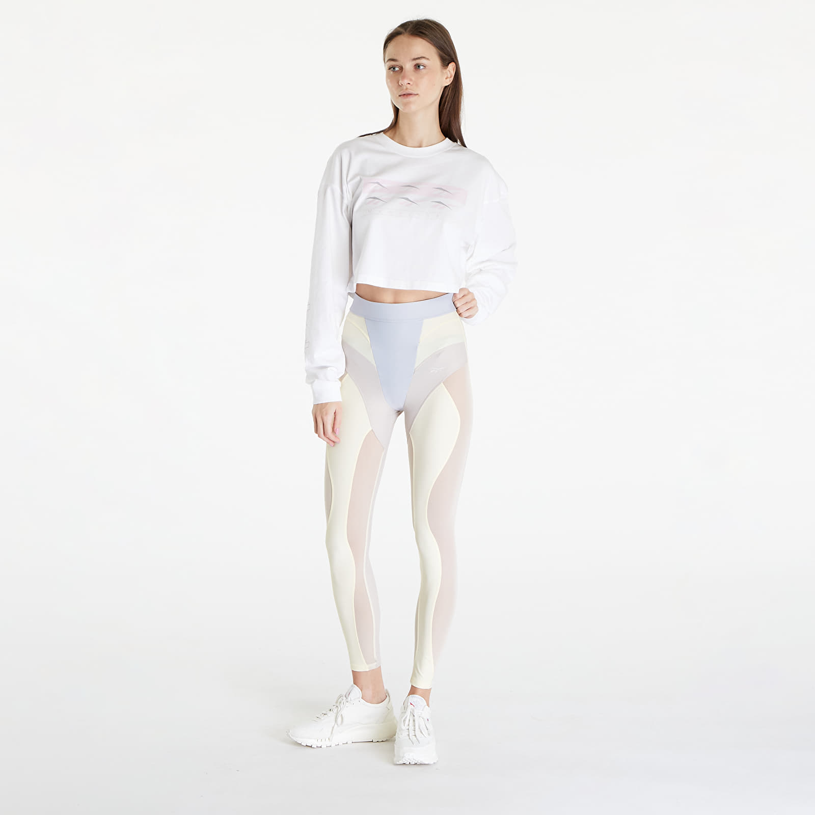 Leggings Reebok Butterfly Leggings Light Grey/ Yellow