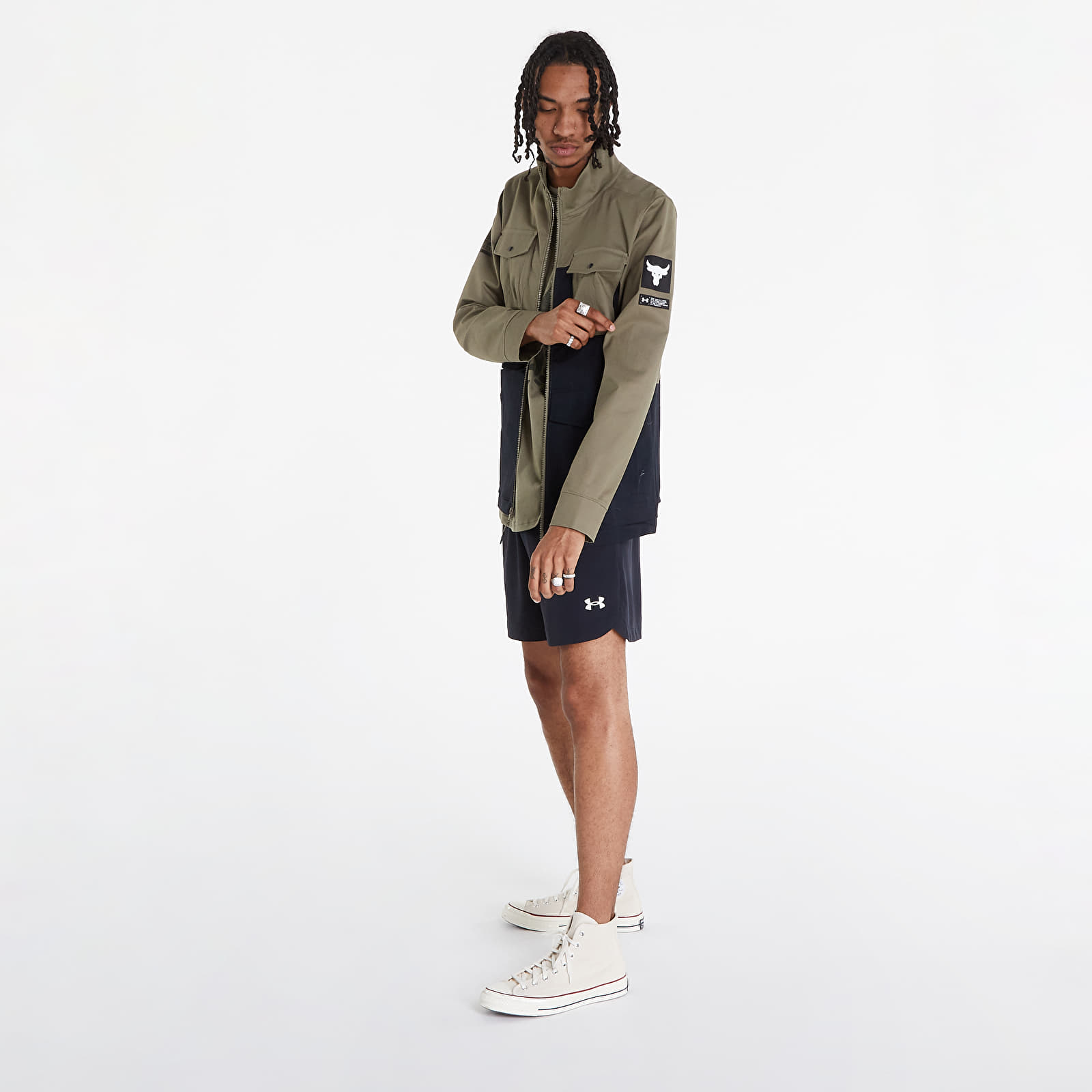 Coach Jackets Under Armour Project Rock Full-Zip Jacket Green