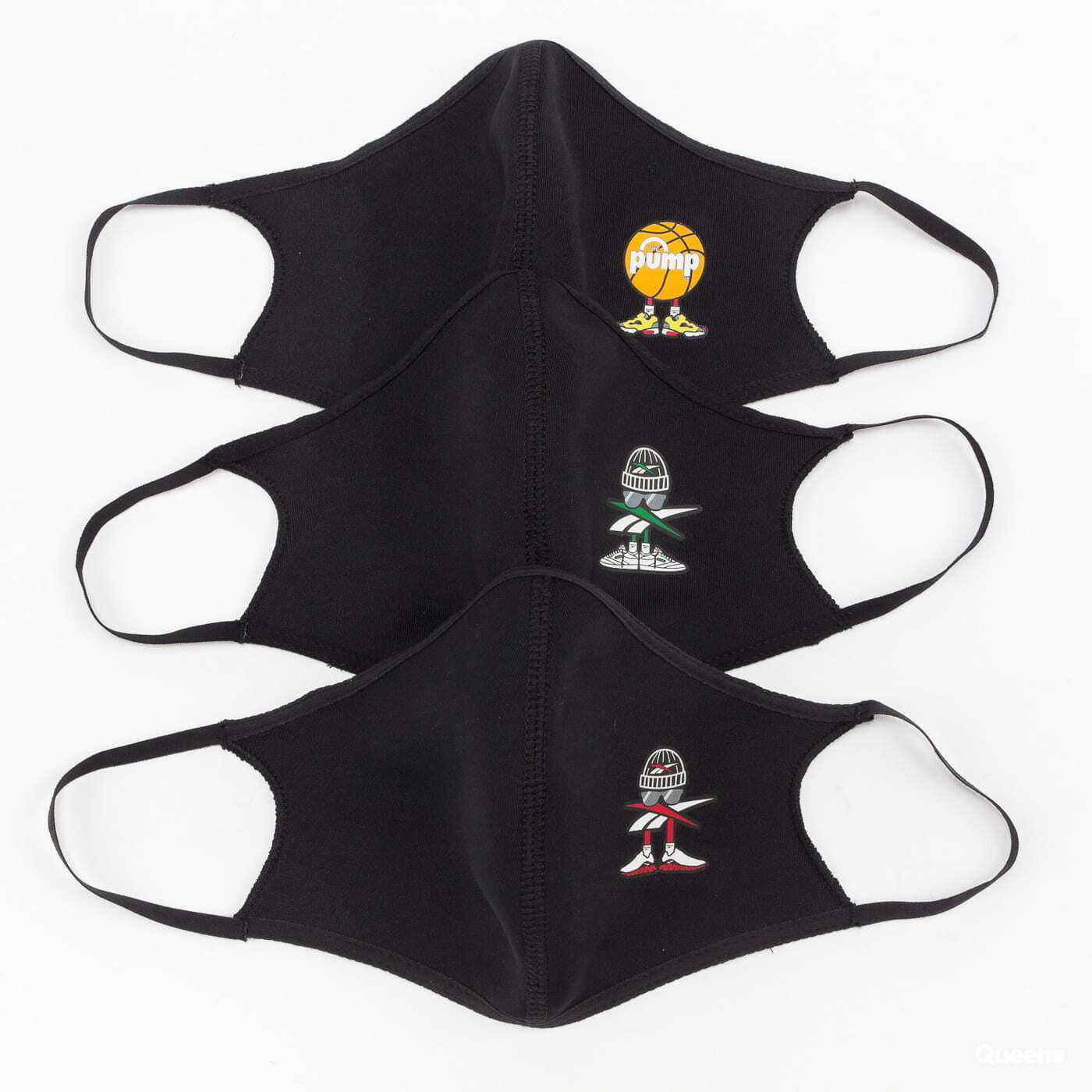 Other accessories Reebok Icon Face Cover Large 3-Pack Black