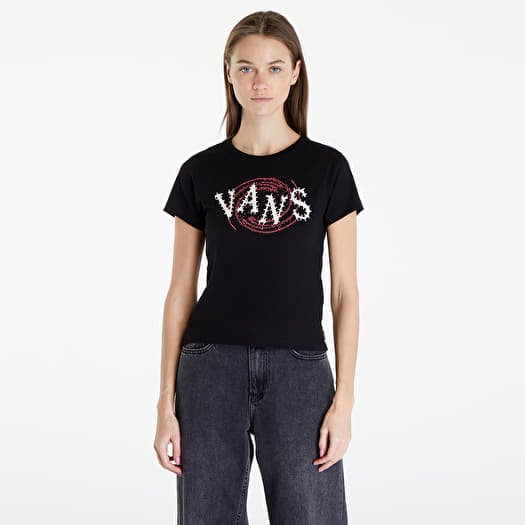 T-shirt Vans Spiral Down Mini Black