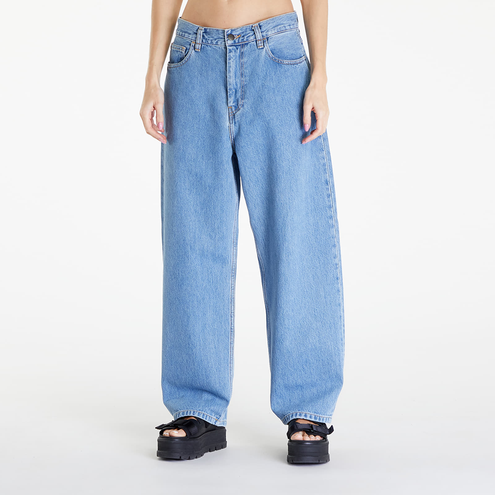 Spodnie Carhartt WIP W' Brandon Pant Blue Stone Bleached